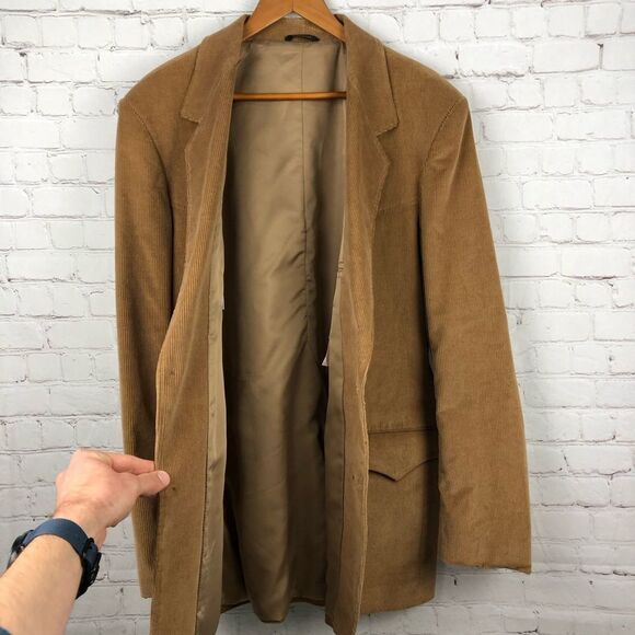 Pioneer Wear Vintage Corduroy Western Blazer Sz 44L - Picture 6 of 12